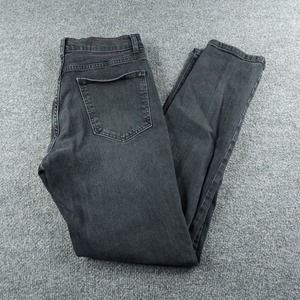 Marine Layer Pants Mens 32 Black Original Slim Fit Jean Denim Stretch